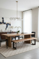 Hospitality furniture - Rustic Natural Acacia Bench - www.oroatrade.com