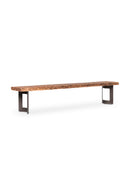 Hospitality furniture - Rustic Natural Acacia Bench - www.oroatrade.com
