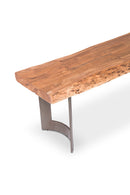 Hospitality furniture - Rustic Natural Acacia Bench - www.oroatrade.com