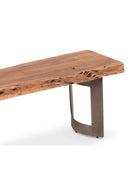 Hospitality furniture - Rustic Natural Acacia Bench - www.oroatrade.com