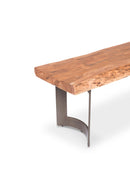 Hospitality furniture - Rustic Natural Acacia Bench - www.oroatrade.com