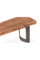 Hospitality furniture - Rustic Natural Acacia Bench - www.oroatrade.com