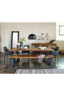 Hospitality furniture - Rustic Natural Acacia Bench - www.oroatrade.com