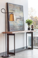 Contract furniture - Brown Acacia Rustic Console Table - www.oroatrade.com