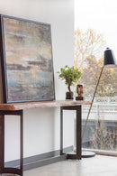 Contract furniture - Brown Acacia Rustic Console Table - www.oroatrade.com