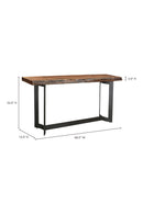 Contract furniture - Brown Acacia Rustic Console Table - www.oroatrade.com
