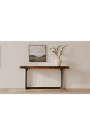 Contract furniture - Brown Acacia Rustic Console Table - www.oroatrade.com