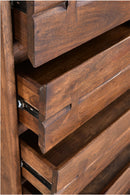 Solid Acacia 5-Drawer Chest | Novi Living Madagascar | Oroa.com