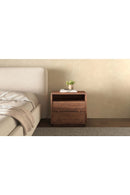 Contract furniture - Solid Acacia 2-Drawer Nightstand - www.oroatrade.com