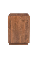 Contract furniture - Solid Acacia 2-Drawer Nightstand - www.oroatrade.com