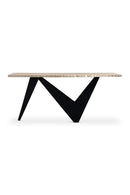 Hospitality furniture - Sculptural Iron Base Console Table - www.oroatrade.com
