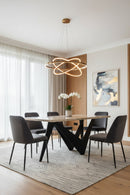 Hospitality furniture - Sculptural Iron Base Console Table - www.oroatrade.com