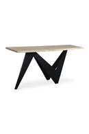 Hospitality furniture - Sculptural Iron Base Console Table - www.oroatrade.com