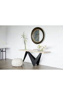 Hospitality furniture - Sculptural Iron Base Console Table - www.oroatrade.com