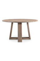 Contract furniture - Whitewashed Acacia Round Dining Table - www.oroatrade.com