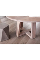 Contract furniture - Whitewashed Acacia Round Dining Table - www.oroatrade.com