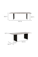 Contract furniture - Whitewashed Acacia Dining Table - www.oroatrade.com