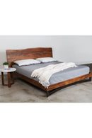 Hospitality furniture - Rustic Natural Acacia Bed - www.oroatrade.com