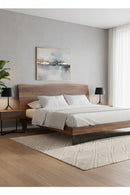 Hospitality furniture - Rustic Natural Acacia Bed - www.oroatrade.com