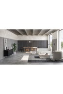 Contract furniture - Carved Black Mango Wood Sideboard - www.oroatrade.com