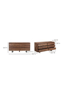 Contract furniture - Solid Oak 6-Drawer Dresser - www.oroatrade.com