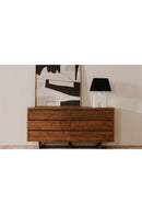 Contract furniture - Solid Oak 6-Drawer Dresser - www.oroatrade.com