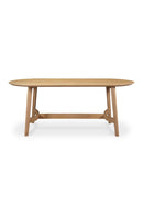 Oak Scandinavian Dining Table S | Novi Living Trie | Oroa.com