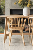 Oak Scandinavian Dining Table S | Novi Living Trie | Oroa.com