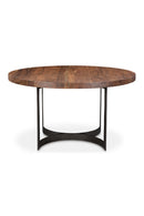 Contract furniture - Brown Acacia Round Dining Table - www.oroatrade.com