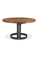 Contract furniture - Brown Acacia Round Dining Table - www.oroatrade.com