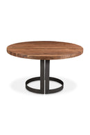 Contract furniture - Brown Acacia Round Dining Table - www.oroatrade.com