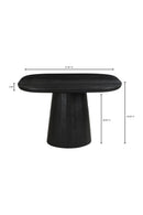 Contract furniture - Black Acacia Dining Table - www.oroatrade.com
