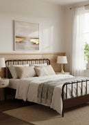 Contract furniture - Acacia Wood Bed - www.oroatrade.com