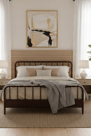 Contract furniture - Acacia Wood Bed - www.oroatrade.com