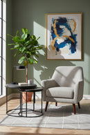Hospitality furniture - Black Lava Stone Nesting Tables (2) - www.oroatrade.com