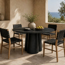 Hospitality furniture - Black Terrazzo Indoor/Outdoor Dining Table - www.oroatrade.com