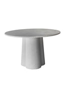 White Terrazzo Indoor/Outdoor Dining Table | Novi Living Mono | Oroa.com