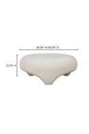 Modern Concrete Outdoor Coffee Table | Novi Living Ines | Oroa.com