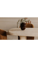 Beige Concrete Outdoor Dining Table | Novi Living Warby | Oroa.com