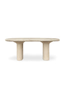 Beige Concrete Outdoor Dining Table | Novi Living Warby | Oroa.com
