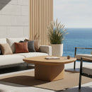 Hospitality furniture - Oval Concrete Outdoor Coffee Table - www.oroatrade.com