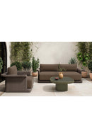 Oval Concrete Outdoor Coffee Table | Novi Living Manon | Oroa.com