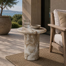 Hospitality furniture - Sculptural Indoor/Outdoor Side Table - www.oroatrade.com