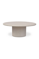 Concrete Oval Outdoor Dining Table | Novi Living Frida | Oroatrade.com