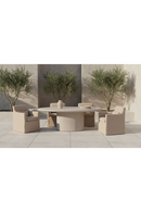 Concrete Oval Outdoor Dining Table | Novi Living Frida | Oroatrade.com