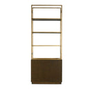 Solid Oak 2-Door Bookshelf | Novi Living Elliot