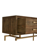 Contract furniture - Fir Wood 4-Drawer Console Table - www.oroatrade.com