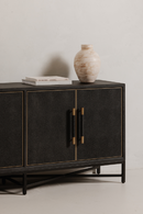 Vegan Leather 4-Door Sideboard | Novi Living Mako | Oroatrade.com