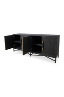 Vegan Leather 4-Door Sideboard | Novi Living Mako | Oroatrade.com