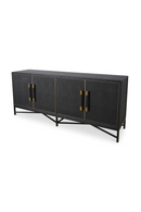 Vegan Leather 4-Door Sideboard | Novi Living Mako | Oroatrade.com